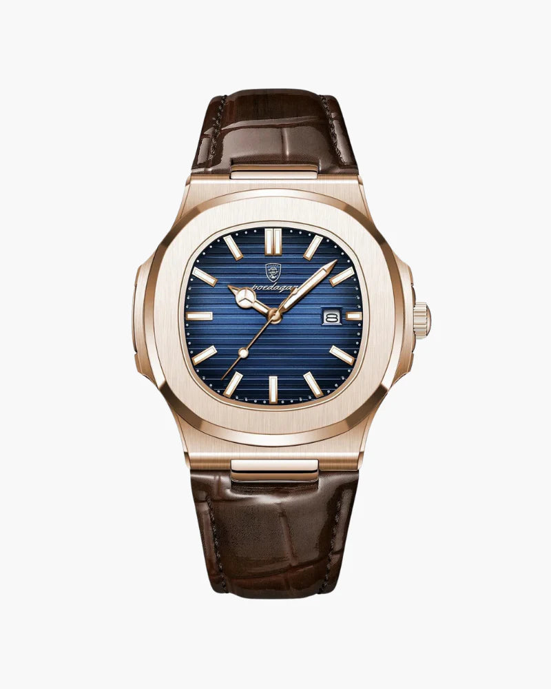 Lissabon leren horloge